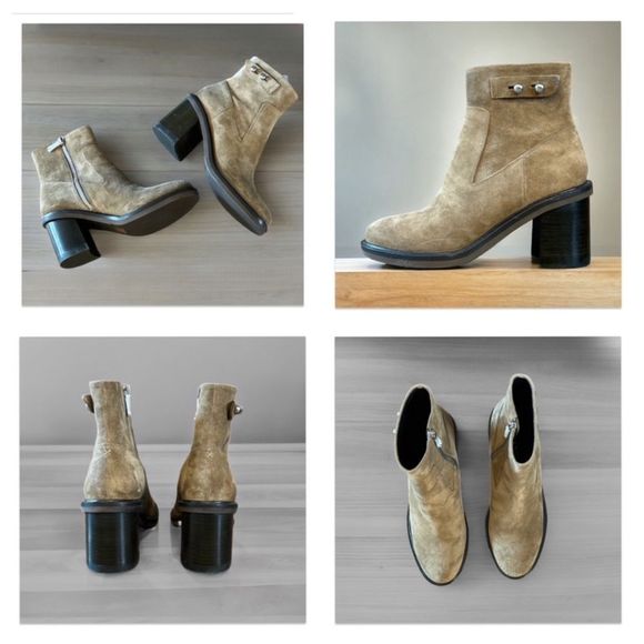 Rag & Bone Soren Boot in Olive Suede - Picture 10 of 16